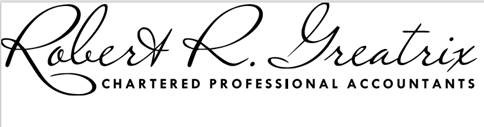 Robert R. Greatrix Chartered Professional Accountants Robert R. Greatrix Chartered Professional Accountants Logo
